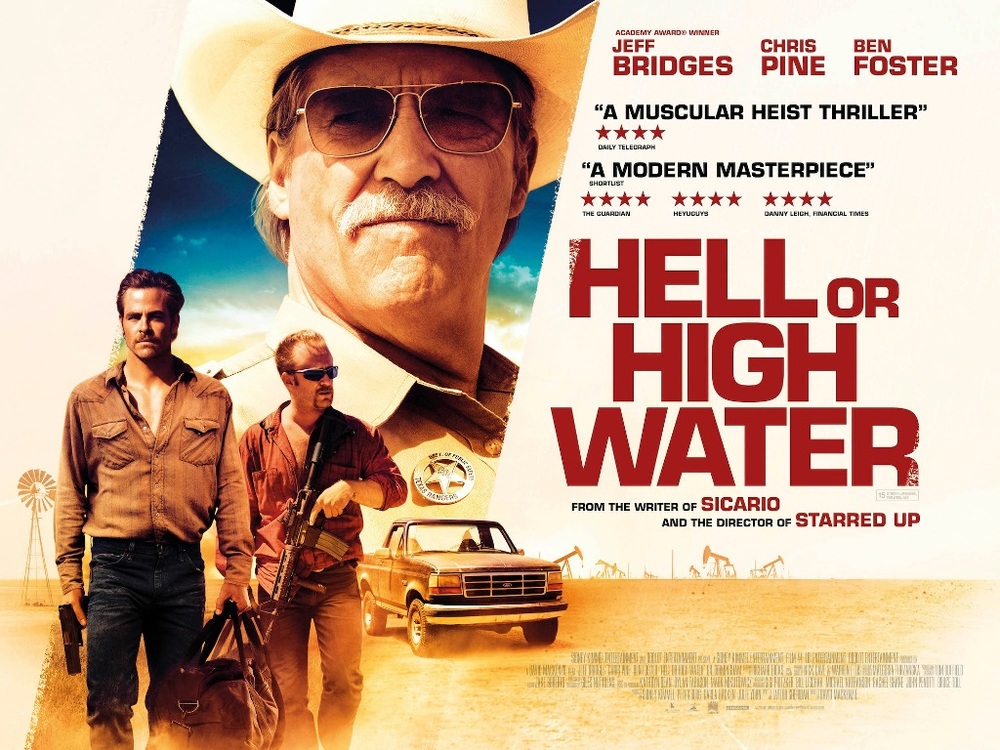 پوستر فیلم سینمایی «اگر سنگ از آسمان ببارد»(hell or high water)